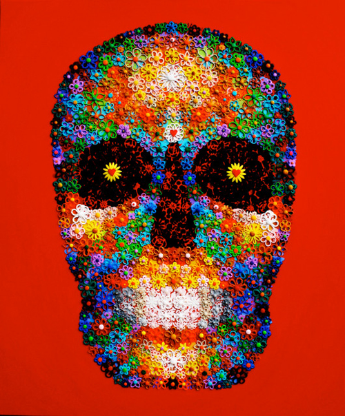 Red Skull - Painting by Waleska Nomura.